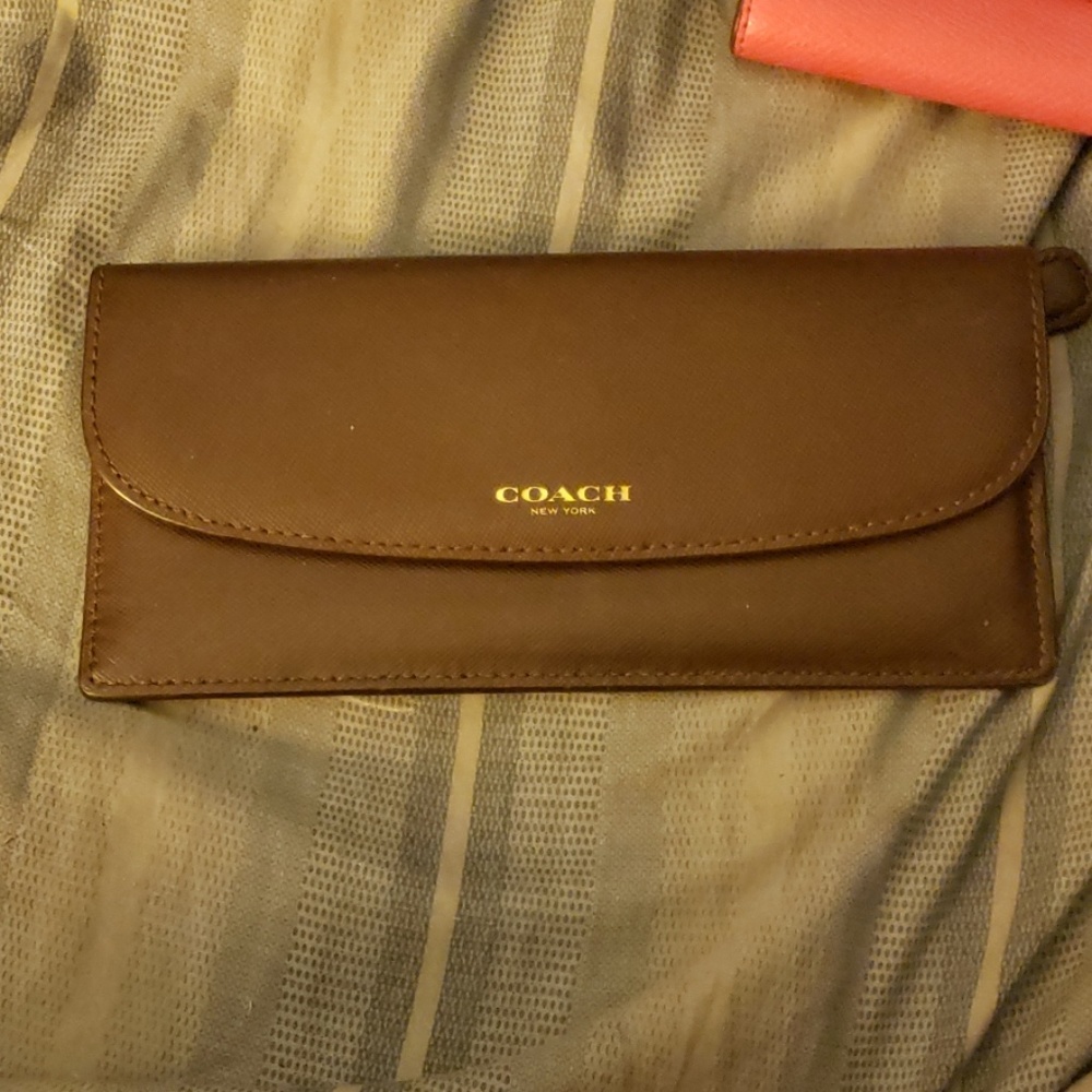 Brown coach wallet